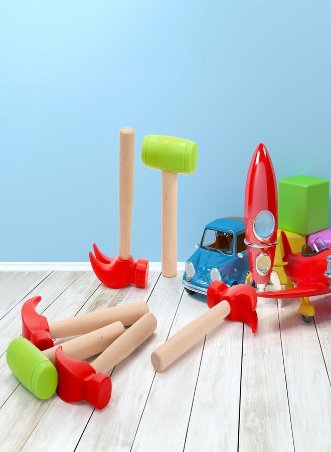 Nagpew 10 Pack Kids Hammer Toy, Wooden Small Simulation Maintenance Tools, Pretend Play Educational Toys for Teens Girls Boys School Games Supplies - Image 5